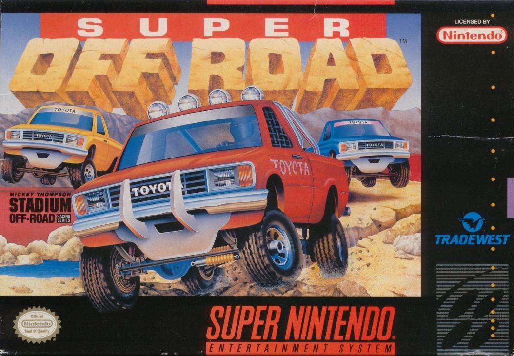 Super Off Road box art for Super Nintendo
